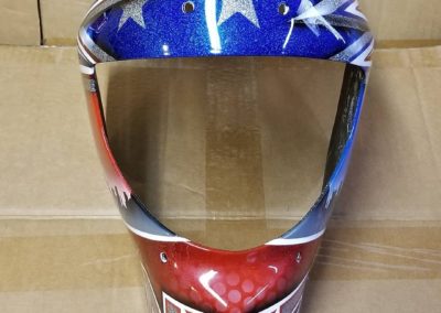 New York Rangers patriotic goalie mask 2
