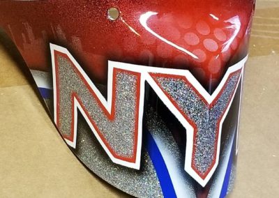 New York Rangers patriotic goalie mask 5