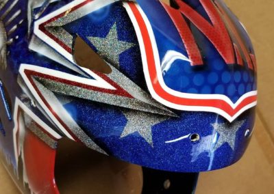 New York Rangers patriotic goalie mask 6
