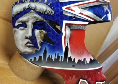 New York Rangers patriotic goalie mask 7