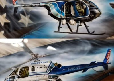 Police helicopters