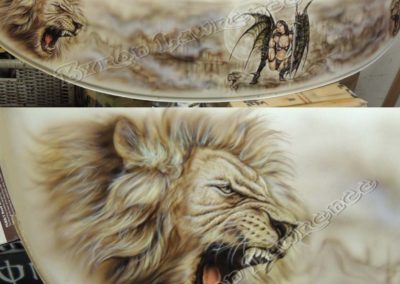 lion lowrider panel