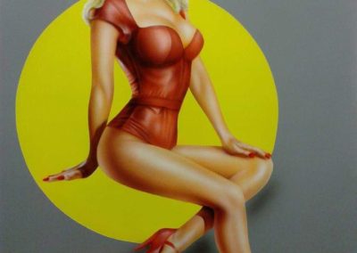 pinup girl red