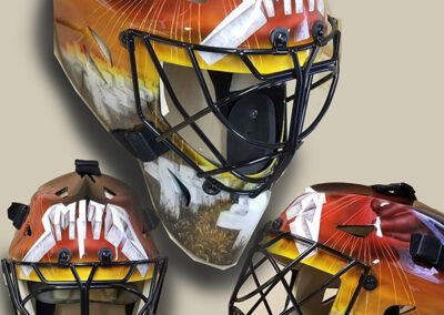 Master of Puppets Inspired Goalie Mask