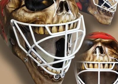 Pirate Skull Goalie Mask