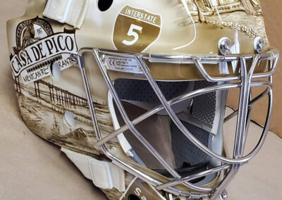 San Diego inspired Goalie Mask - right side